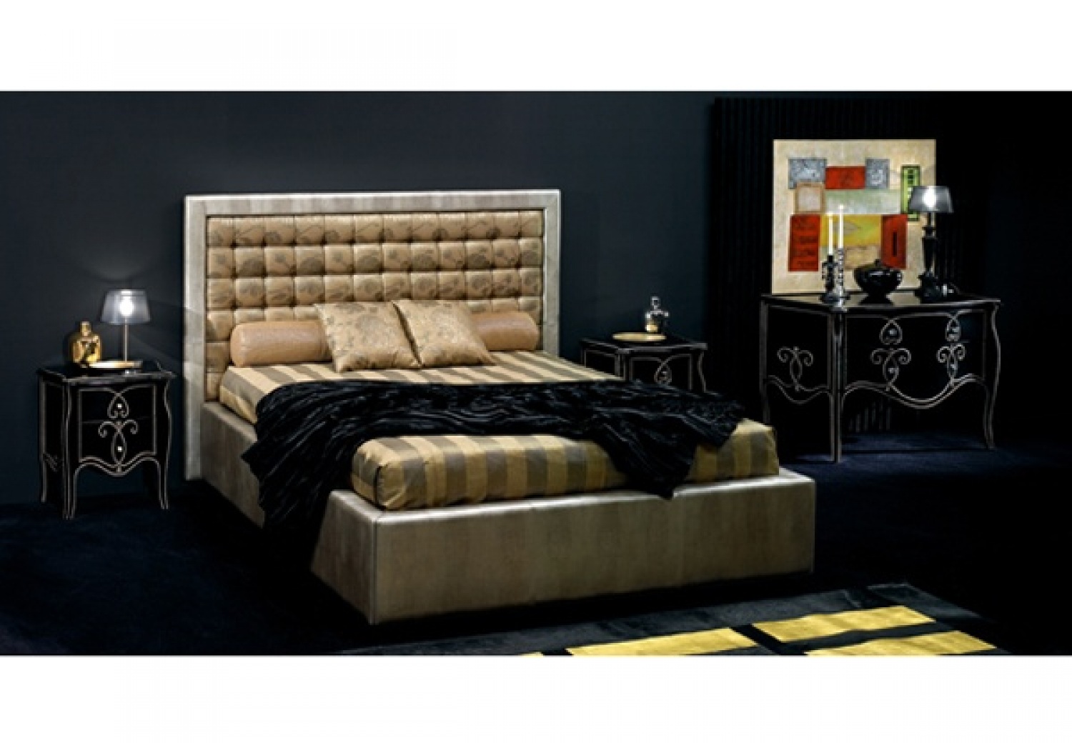 IDP Manila Contemporary Bed Frame Only, made in Spain best prices