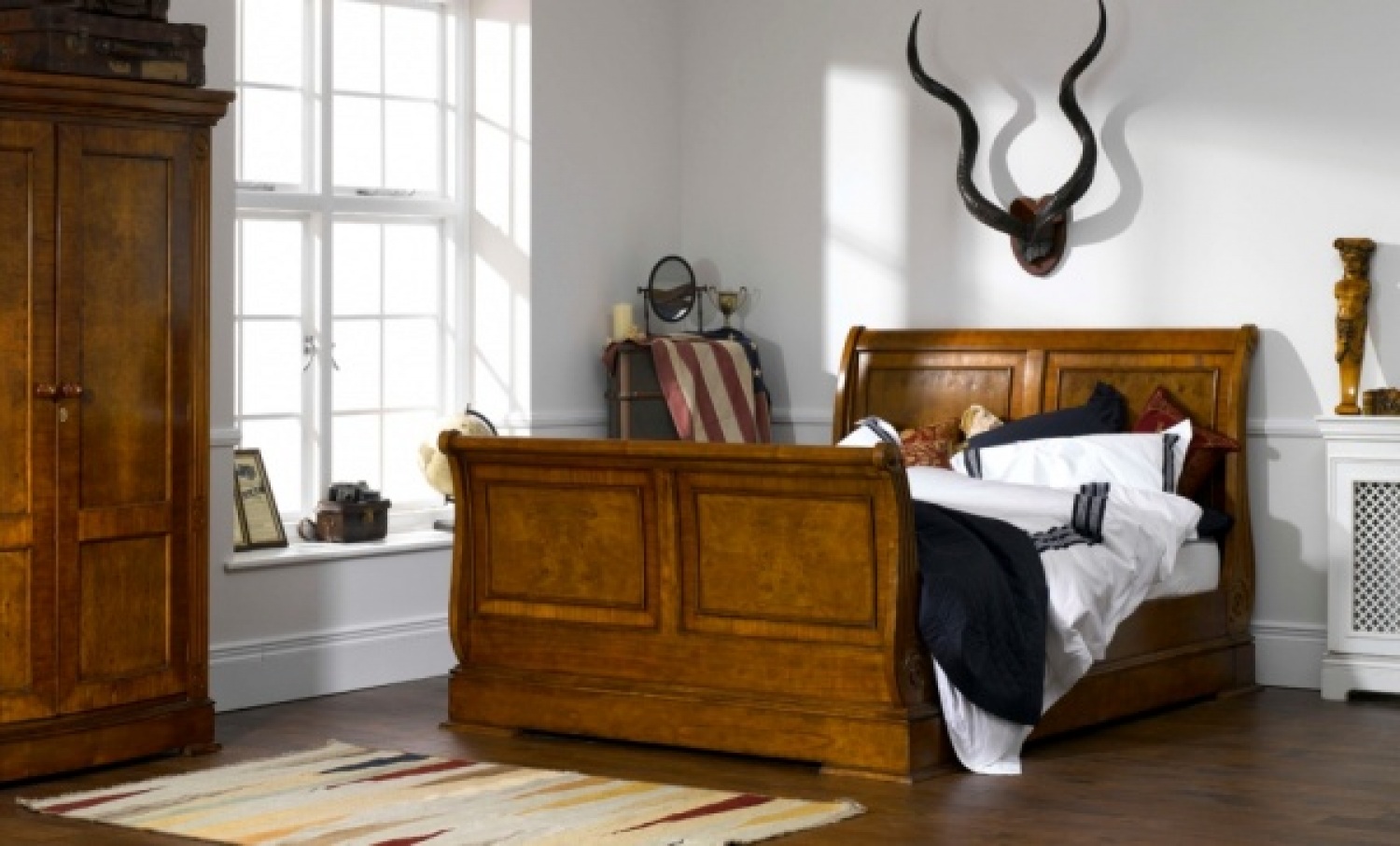 Vermont Collection bed frame only. Mattress, bed linen and furniture n