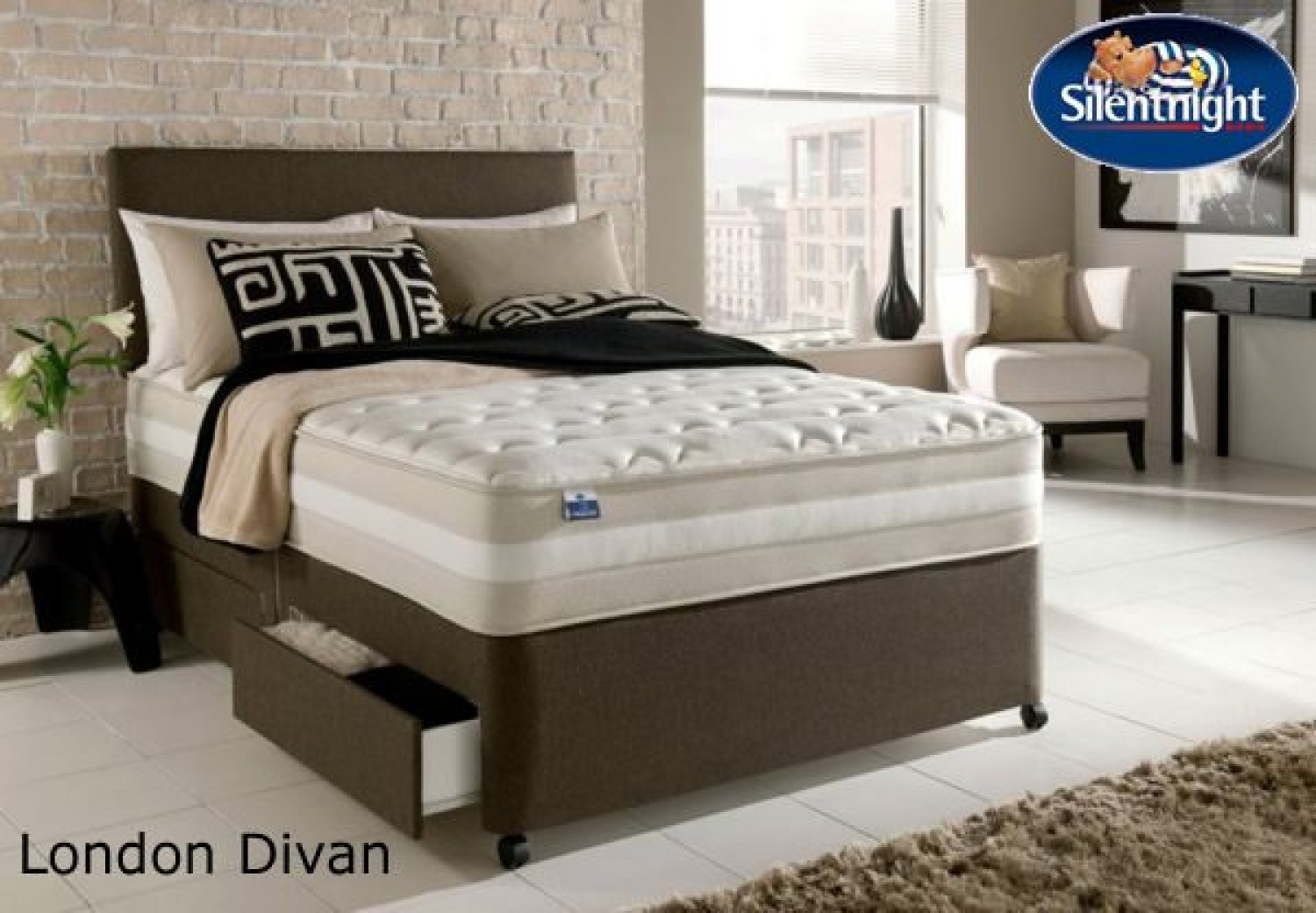 Silentnight Select London 2100 Miracoil Minipocket Acupressure Pad Mem