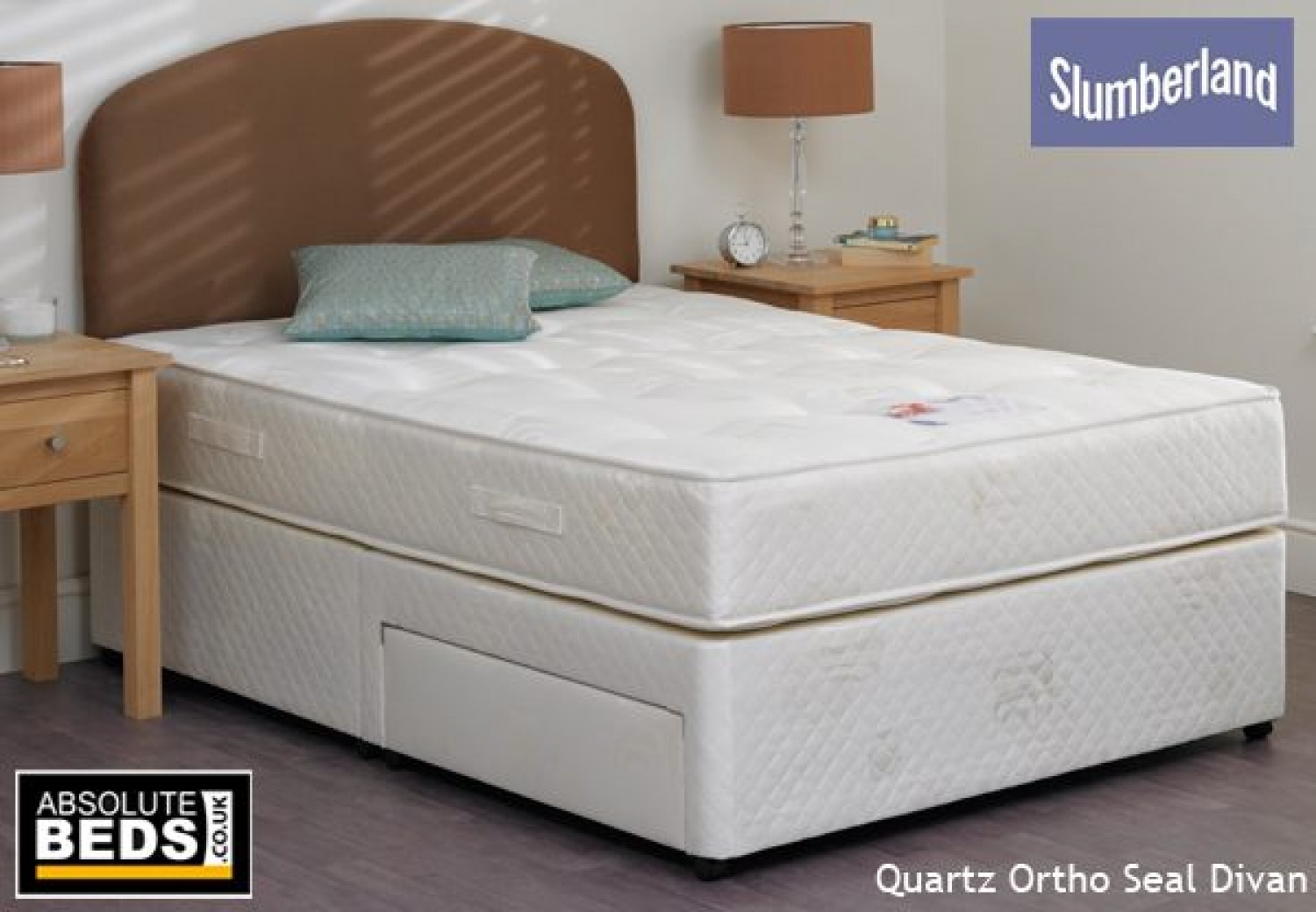 Slumberland Postureflex Quartz Ortho Seal Divan Bed Set Only. Headboar